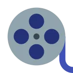 Film Reel SVG Icon